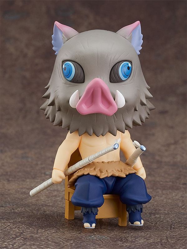 Demon Slayer: Kimetsu no Yaiba Nendoroid Swacchao! Figure Inosuke Hash ...