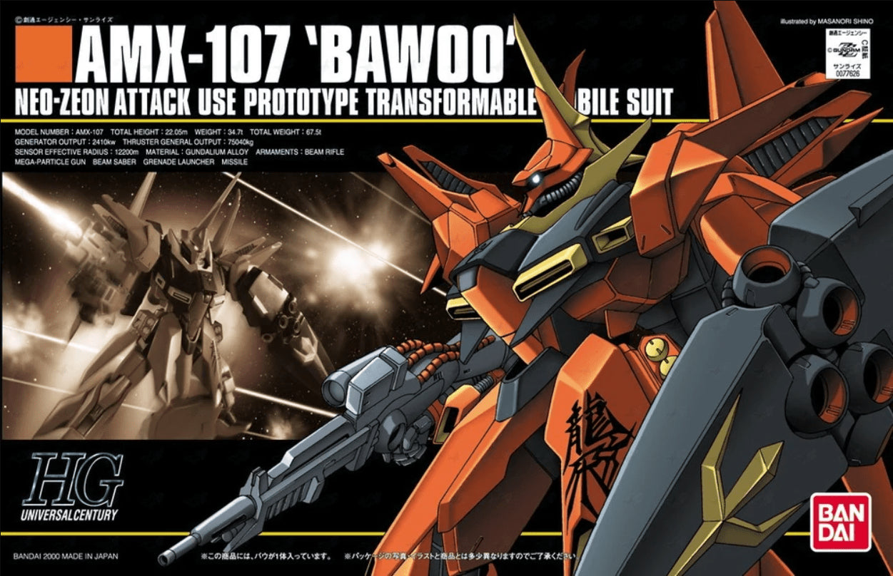 [PREORDER] HGUC 015 AMX-107 Bawoo