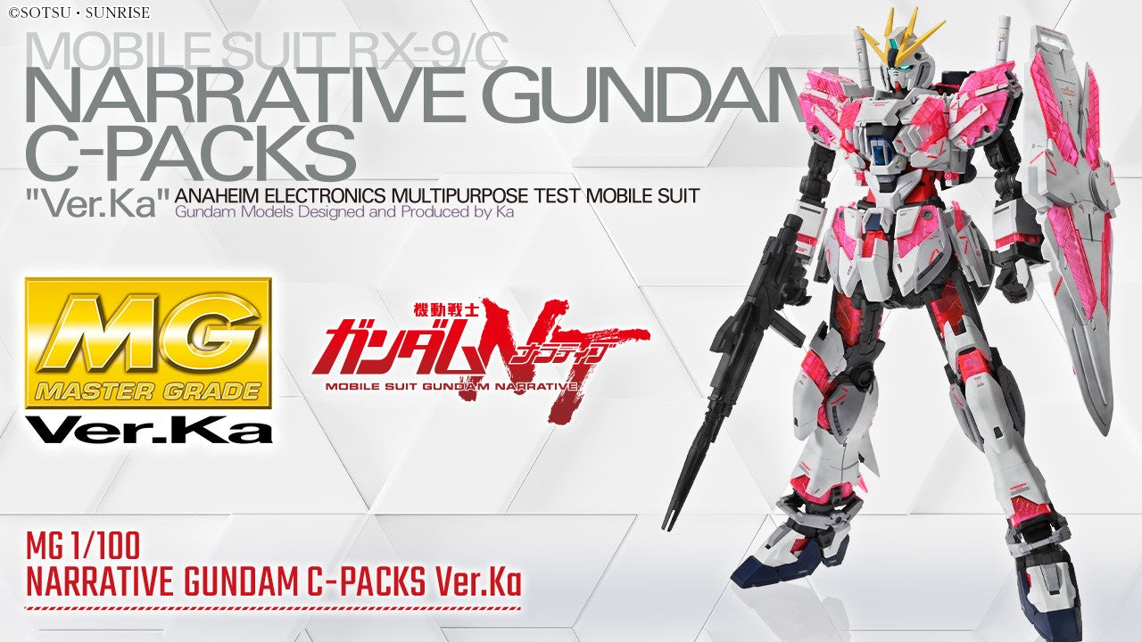 [PREORDER] MG Mobile Suit Gundam RX-9/C Narrative Gundam C-Packs Narrative Version Ver.Ka