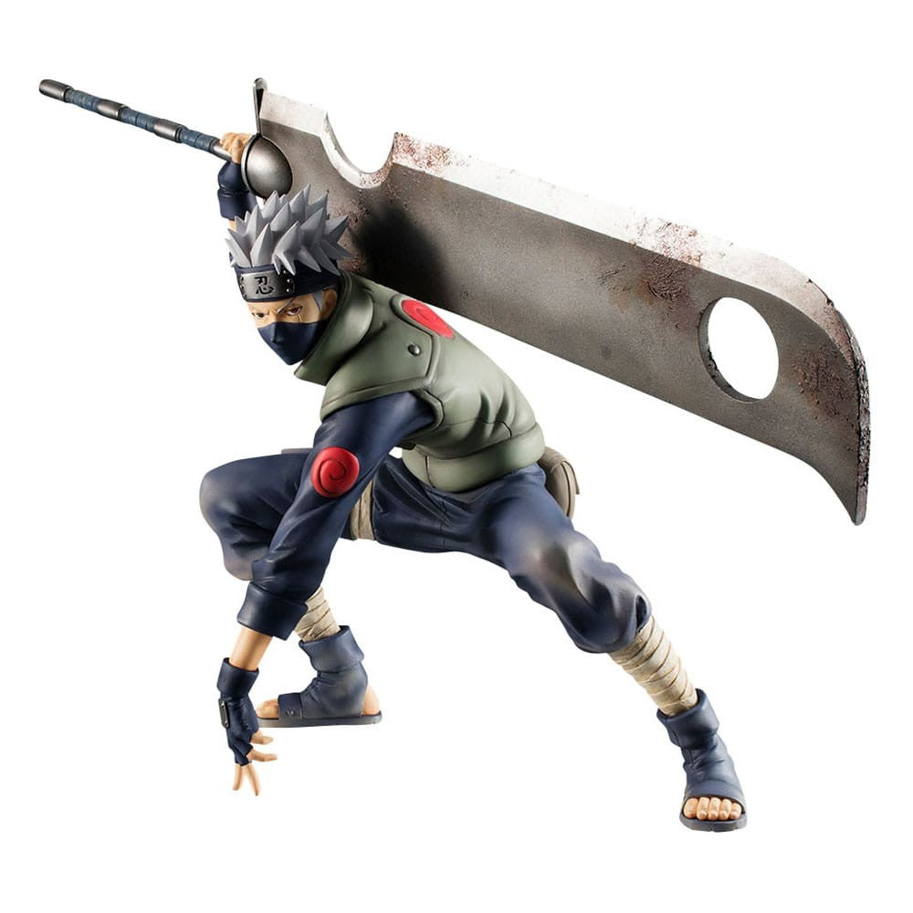 NARUTO SHIPPUDEN - Kakashi Hatakeakashi "Great Ninja War" - Statue G.E.M. 15cm