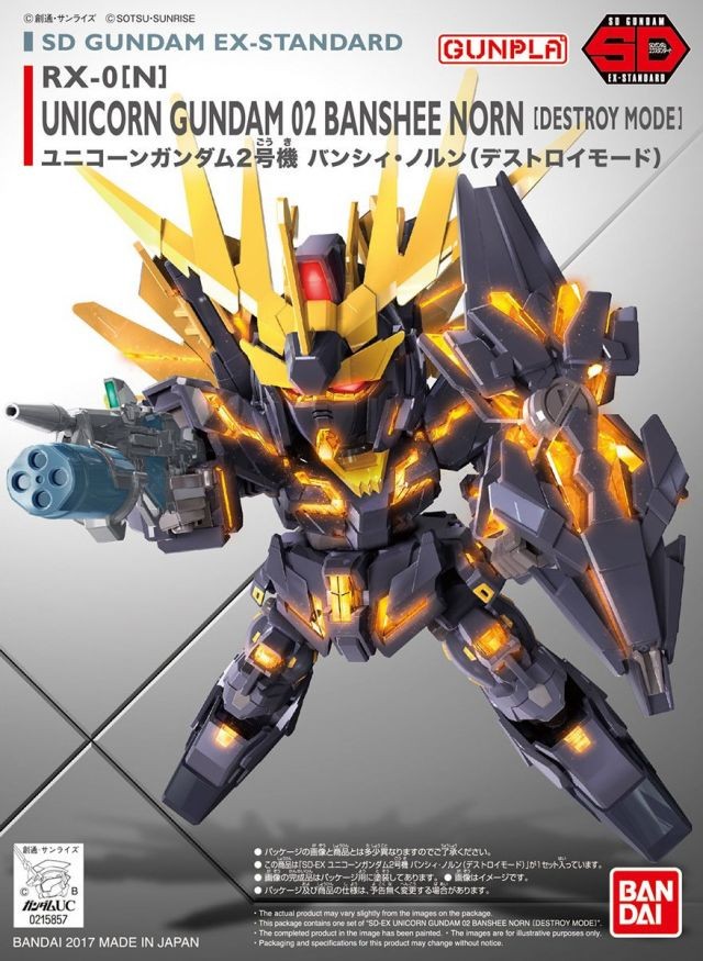 SD  Gundam EX-Standard 15 Unicorn 02 Banshee Norn (Destroy M.)