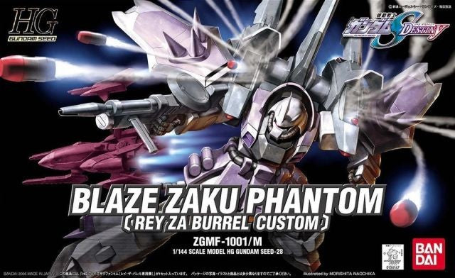 [PREORDER] HGGS 028 ZGMG-1001/M Blaze Zaku Phantom Rey Za Burrel Custom