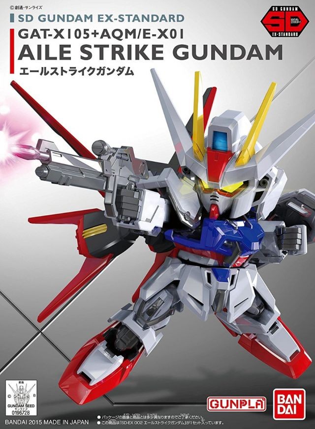 SD Gundam EX-Standard 02 GAT-X105+AQM/E-X01 Aile Strike Gundam