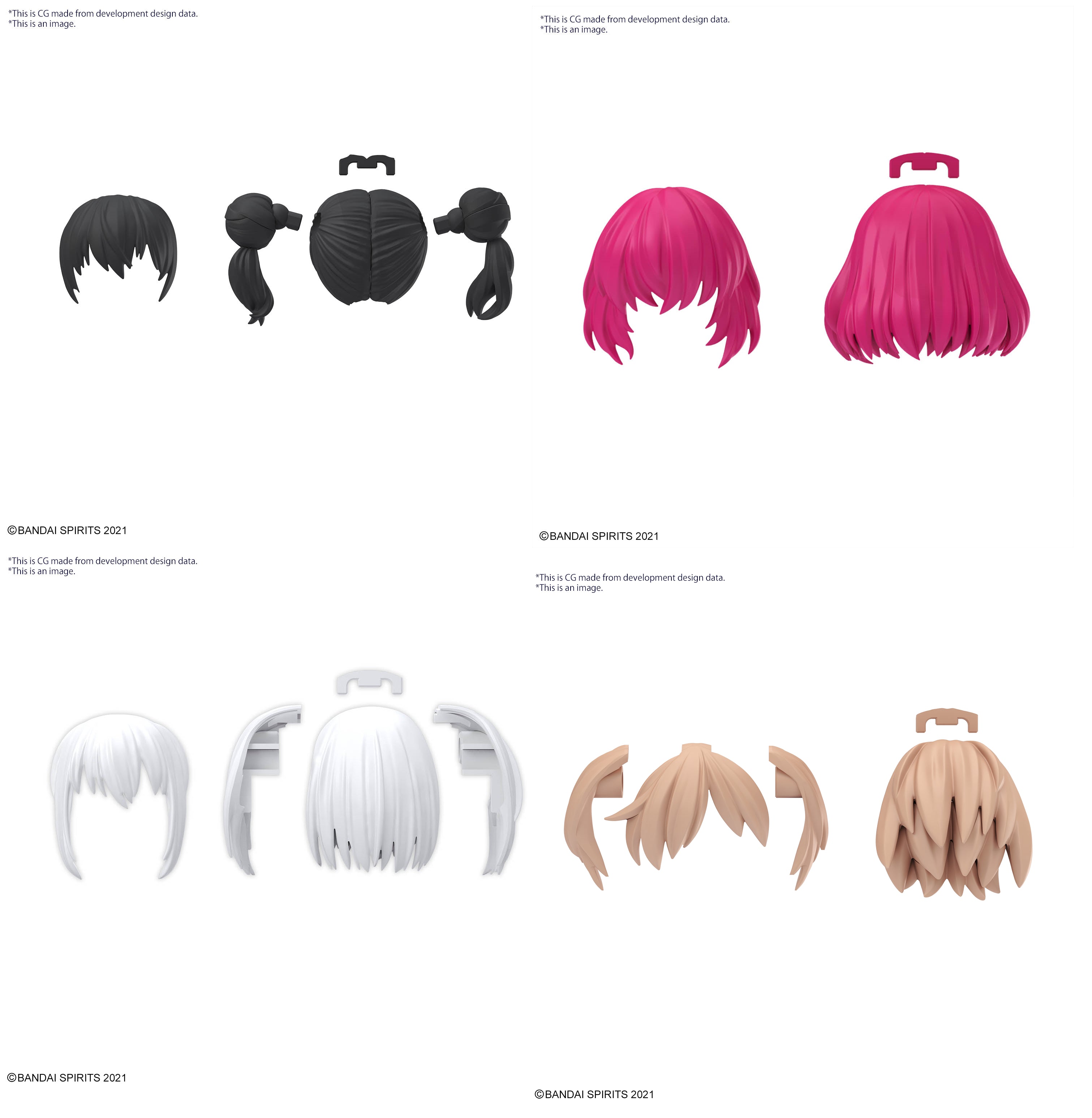 30MS - Option Hair style parts Vol.10 All 4 types