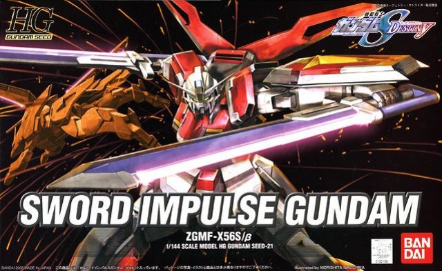 HG Seed 21 ZGMF-X56S/β Sword Impulse Gundam