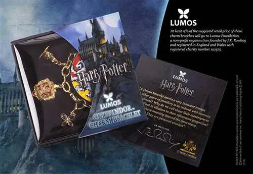 [PREORDINE] Bracciale Lumos Harry Potter Grifondoro - Noble Collection