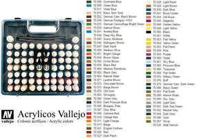 [PREORDINE] VALLEJO Model Color Combination Box Set 70175 - 72 Colori e Pennelli