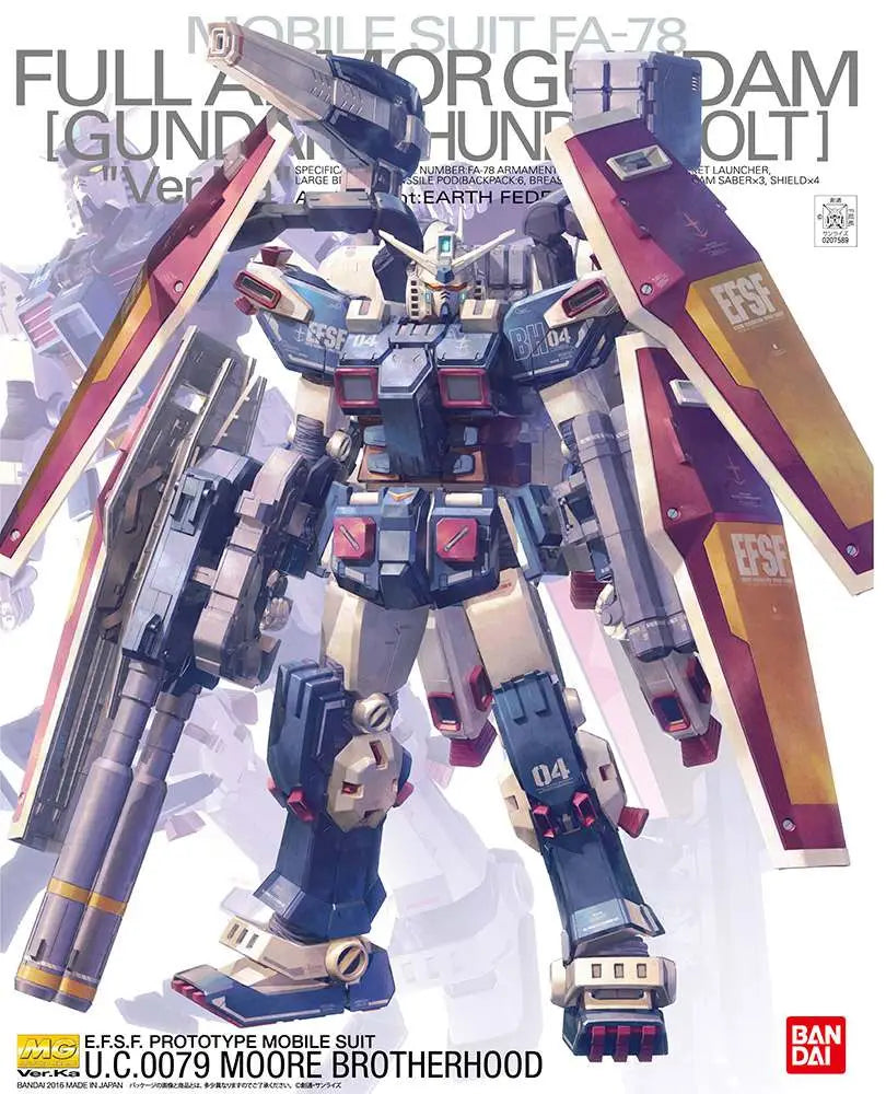 [PREORDINE] MG GUNDAM THUNDERBOLT FA VER. KA 1/100 - Model Kit Bandai