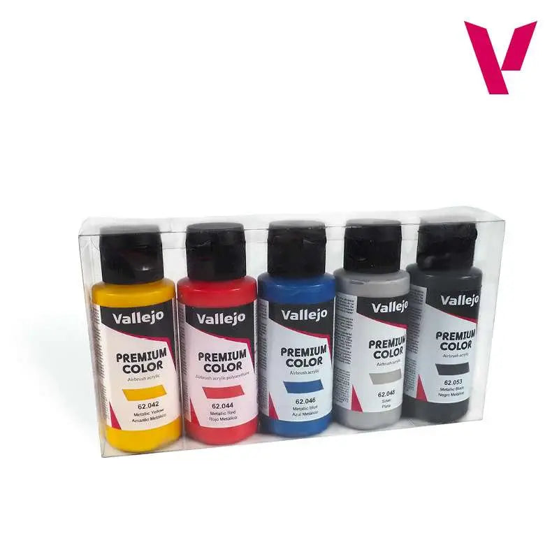 [PREORDINE] Vallejo Premium Color Metallic Set - Colori Acrilici Modellismo
