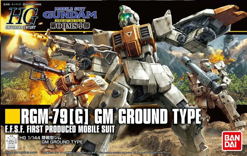 [PREORDINE] HGUC GM Ground Type 1/144 - Model Kit Bandai Gunpla
