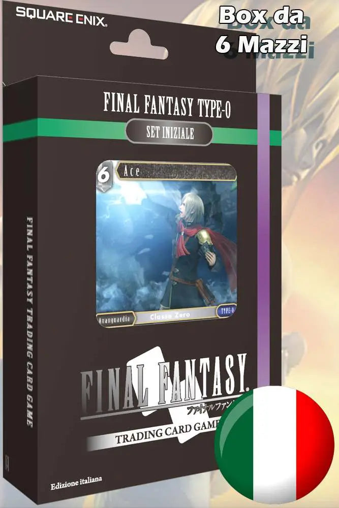 [PREORDINE] FFTCG Final Fantasy Type-0 Starter Deck - Box 6 Mazzi ITA