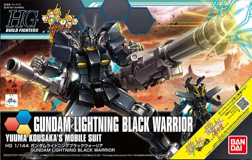 [PREORDINE] HGBF Gundam Lightning Black Warrior 1/144 - Model Kit Bandai