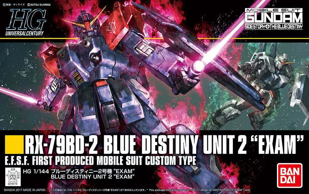 [PREORDINE] HG GUNDAM BLUE DESTINY UNIT 2 EXAM 1/144