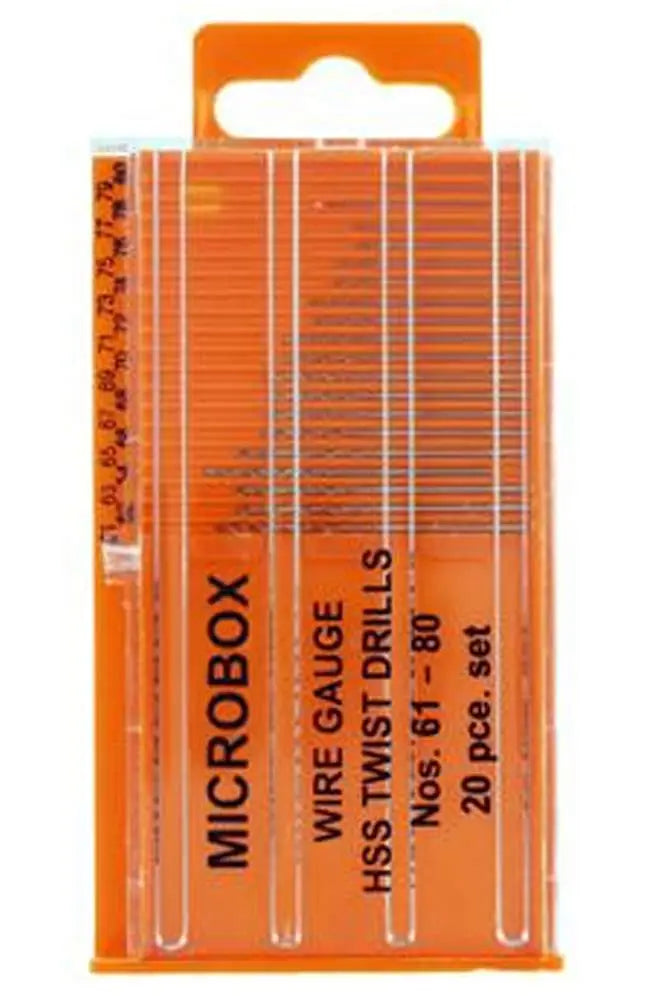 [PREORDINE] Set Punte Microbox Drill (20pz) 61-80 - Vallejo