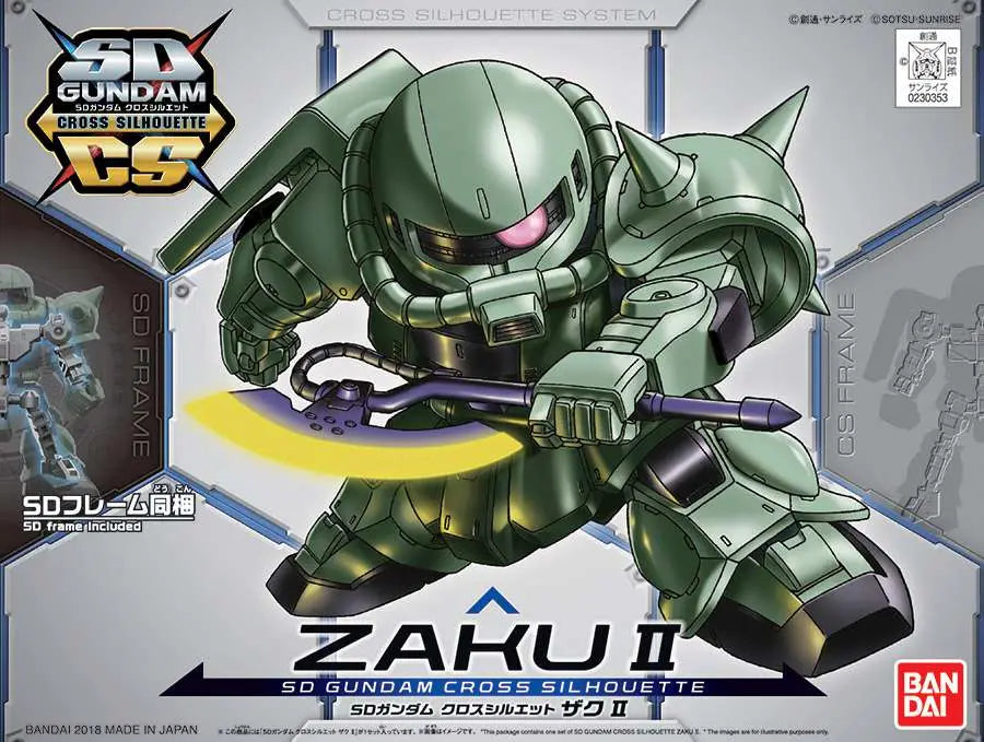 [PREORDINE] SD Cross Silhouette Zaku II - Model Kit Bandai