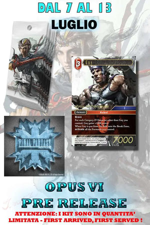 [PREORDINE] FFTCG Opus VI Pre-Release Kit Ufficiale - Square Enix