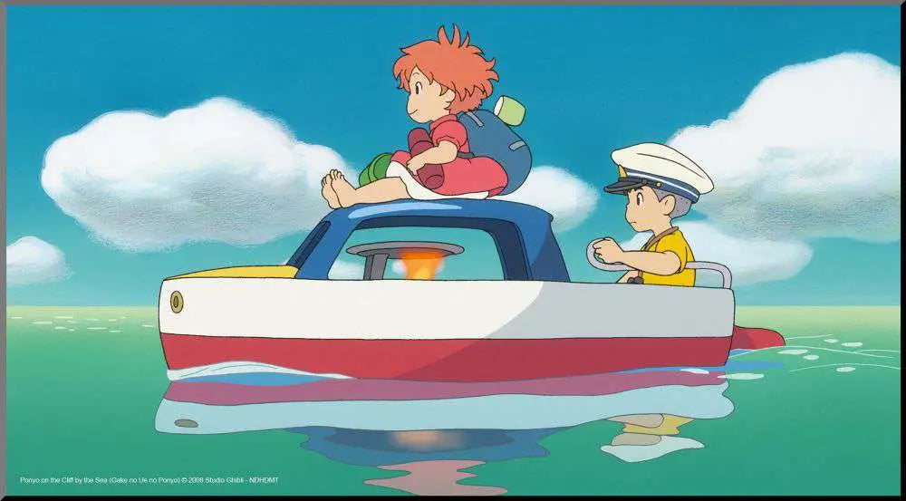 [PREORDINE] Ponyo e Sosuke - Pannello in Legno Studio Ghibli