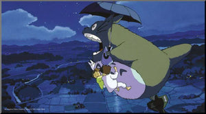 [PREORDINE] Totoro con Ombrello - Pannello in Legno Studio Ghibli