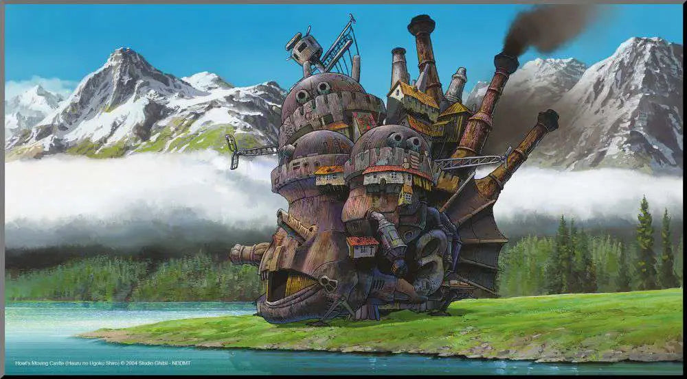 [PREORDINE] Howl's Moving Castle Wood Panel - Pannello Decorativo Studio Ghibli