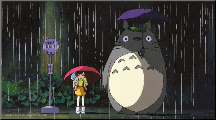 [PREORDINE] Totoro Bus Stop Wood Panel - Studio Ghibli