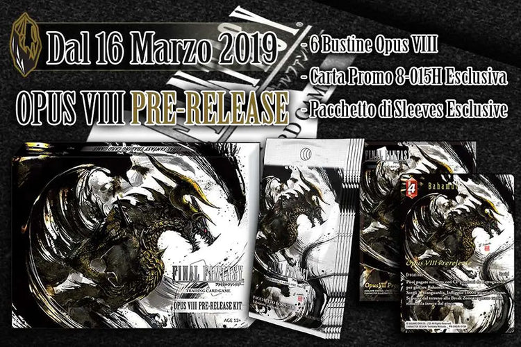 [PREORDINE] FFTCG Opus VIII Pre-Release Kit - Final Fantasy TCG