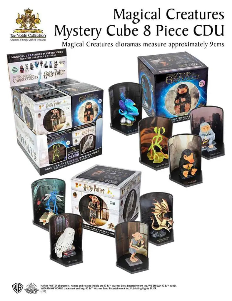 [PREORDINE] Harry Potter Creature Magiche Mystery Cube - Display 8 Scatole a Sorpresa