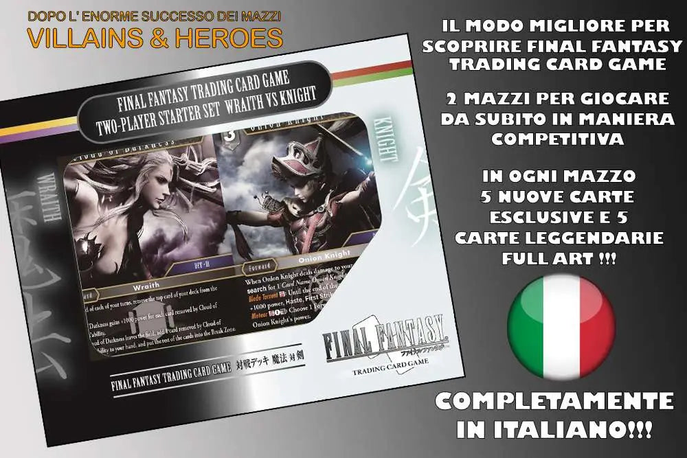 [PREORDINE] FFTCG Wraith vs Knights - 2 Player Starter Set (6)