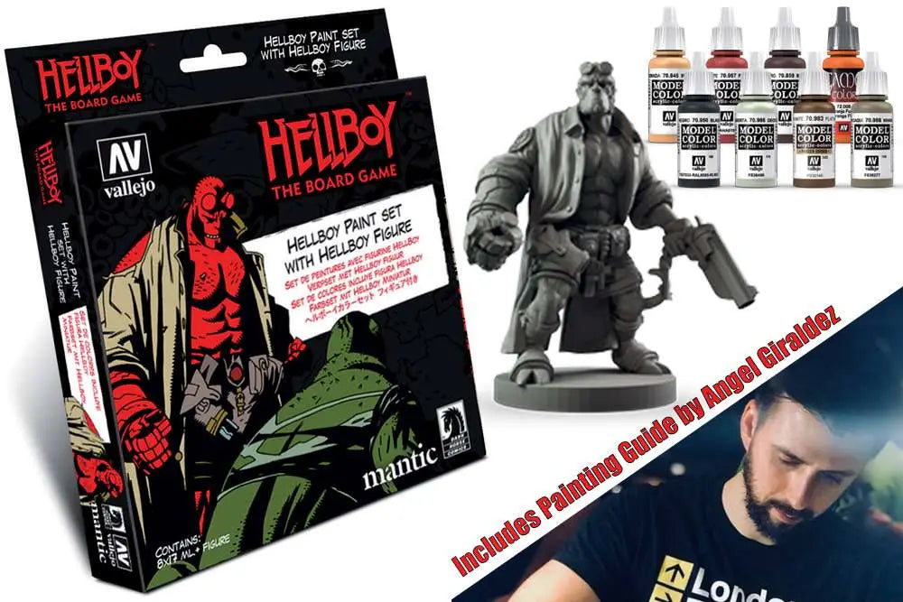 [PREORDINE] Hellboy Paint Set con Miniatura - Vallejo