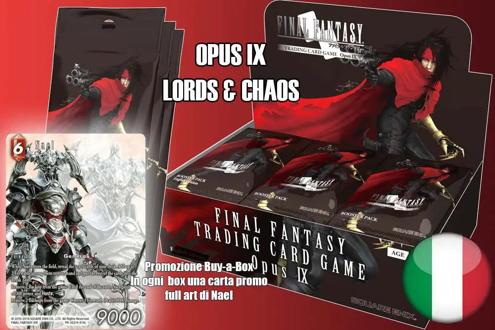 [PREORDINE] FFTCG Opus IX Booster Box Italiano (36 Bustine)
