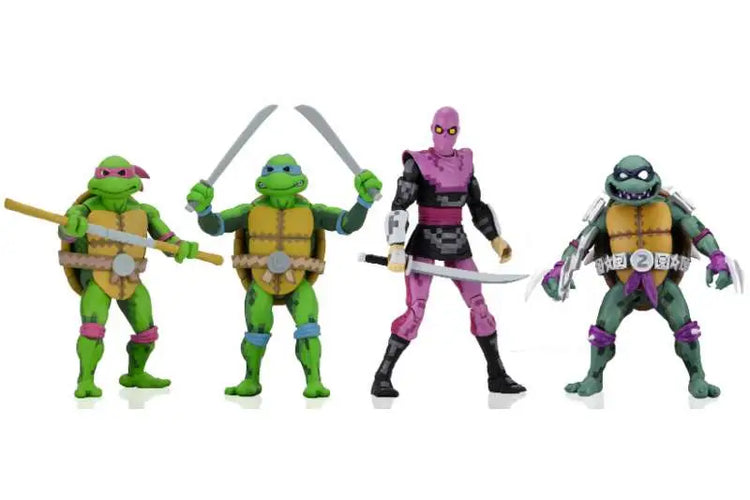 [PREORDINE] NECA TMNT Turtles in Time Series 1 Set (4) Action Figure