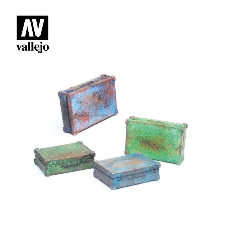 [PREORDINE] VALLEJO SCENICS SC226 - Valigette Metalliche per Diorami e Modellismo