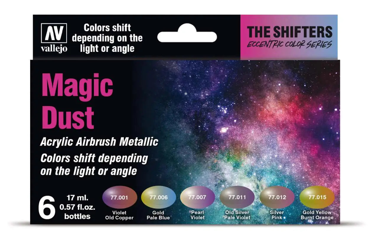 [PREORDINE] Vallejo Colorshift Galaxy Dust Set 77092 per Aerografo e Pennello