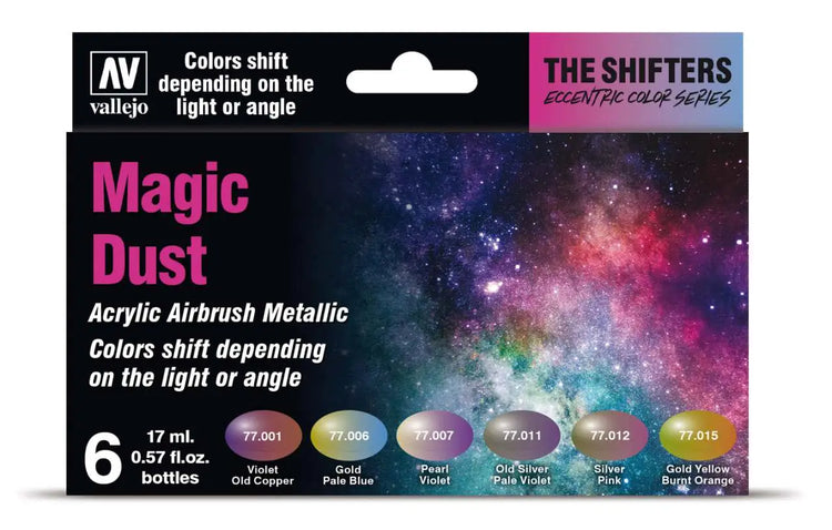 [PREORDINE] Vallejo Colorshift Galaxy Dust Set 77092 per Aerografo e Pennello