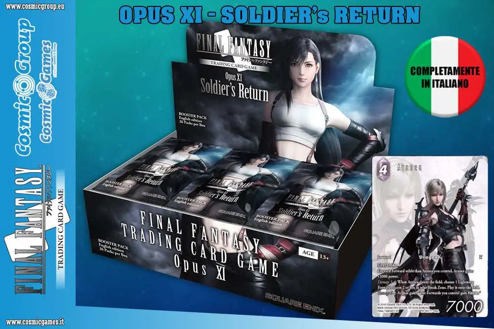 [PREORDINE] FFTCG Opus XI: Soldier's Return - Box 36 Buste (ITA)