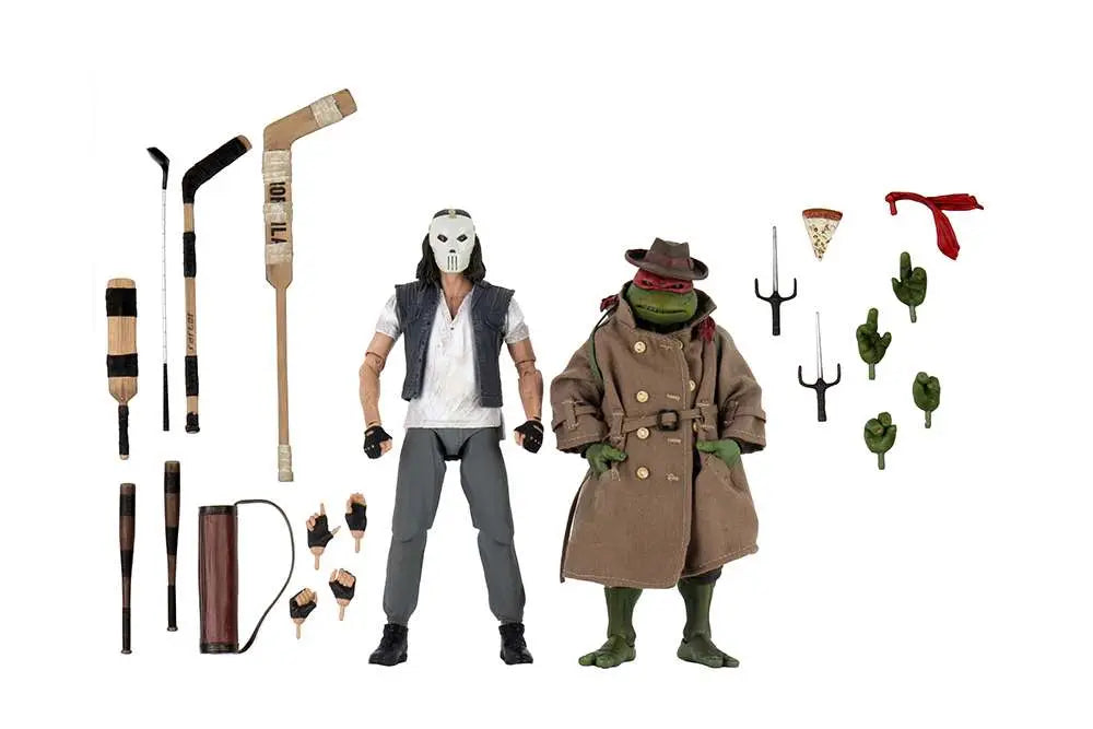 [PREORDINE] TMNT Tartarughe Ninja: Casey Jones & Raphael (Disguise) 2-Pack NECA