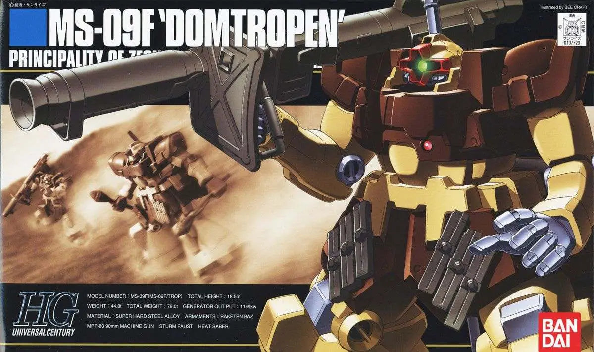 [PREORDINE] HG MS-09F Domtropen Sand Brown 1/144 - Model Kit Gunpla