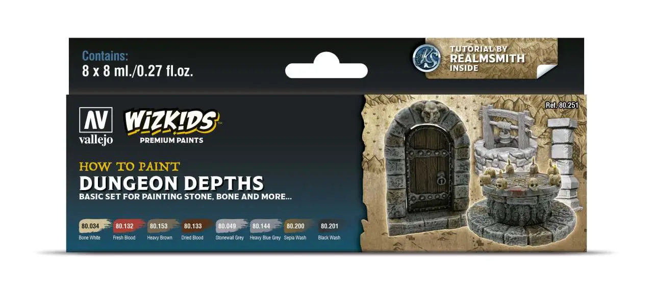 [PREORDINE] WizKids Premium Paint Set: Dungeon Depths by Vallejo