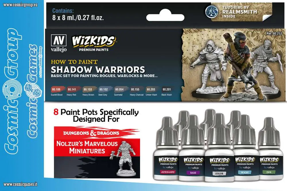 [PREORDINE] WizKids Premium Paint Set Vallejo - Shadow Warriors