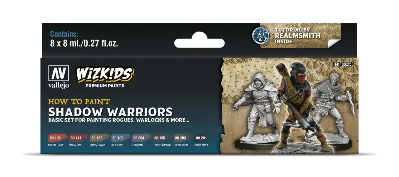 [PREORDINE] WizKids Premium Paint Set Vallejo - Shadow Warriors