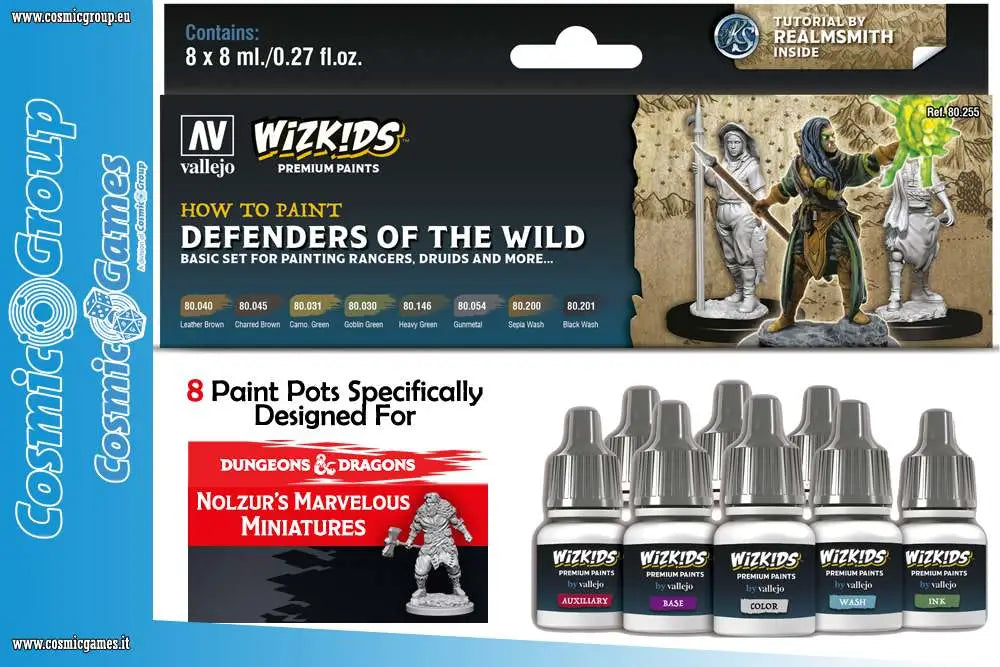 [PREORDINE] WizKids Premium Paint Set: Defenders of the Wild by Vallejo