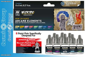 [PREORDINE] WizKids Premium Paint Set Arcane Elements by Vallejo