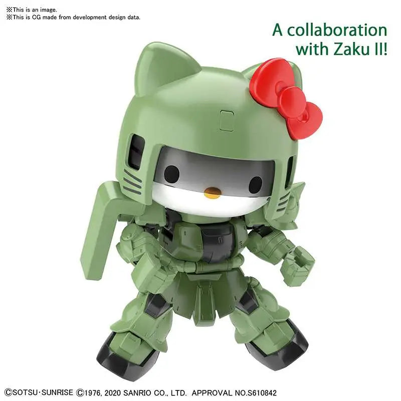 [PREORDINE] SD Cross Silhouette Hello Kitty Zaku II - Model Kit Bandai