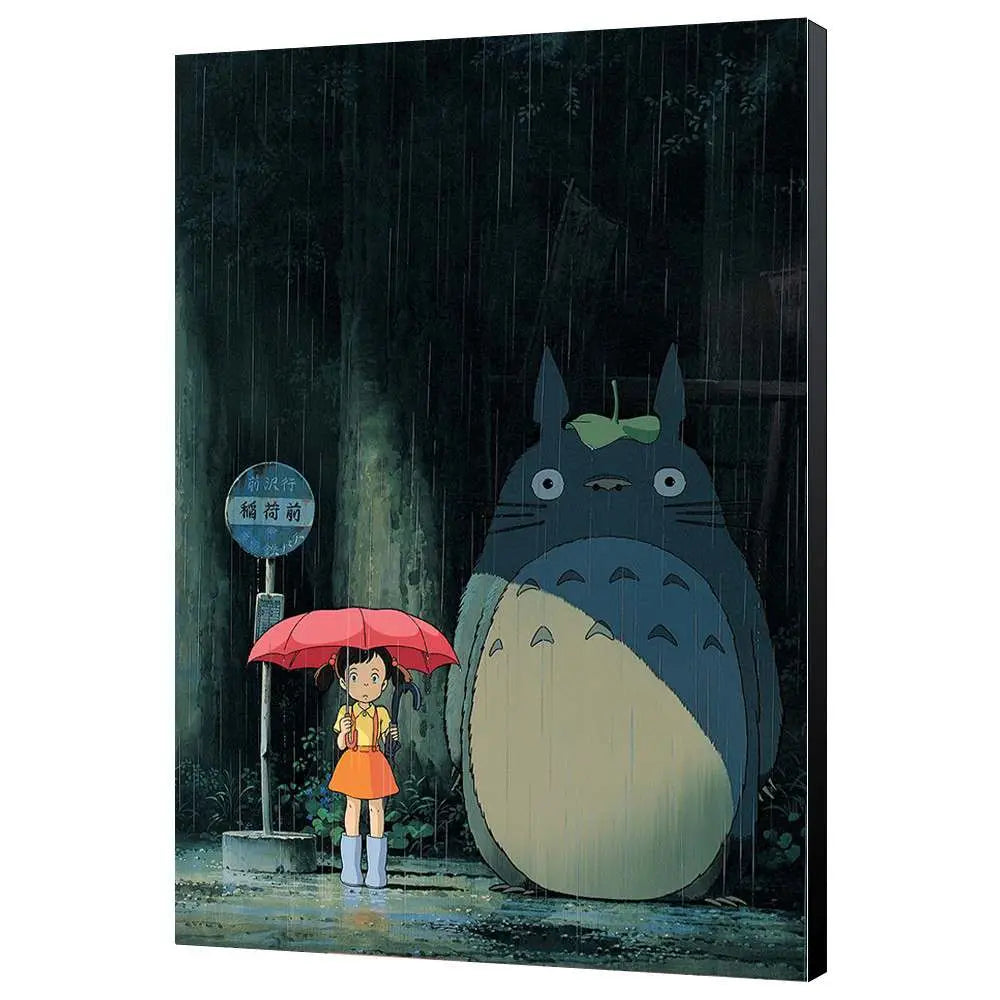 [PREORDINE] Pannello in Legno Totoro con Ombrello - Studio Ghibli 35x50cm