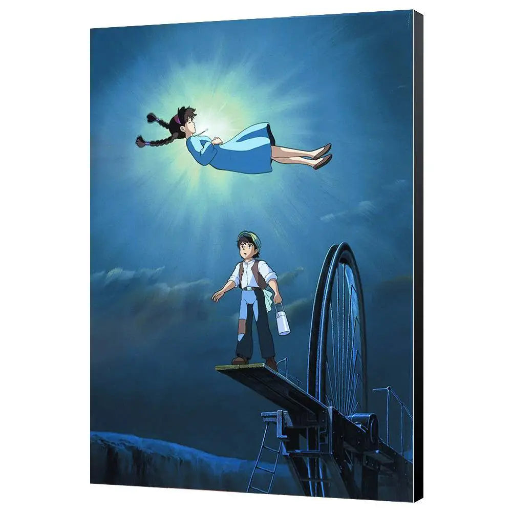 [PREORDINE] Pannello in Legno Studio Ghibli - Castello nel Cielo