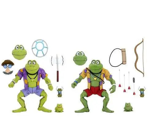 [PREORDINE] TMNT Cartoon: Genghis & Rasputin Frog 2-Pack NECA