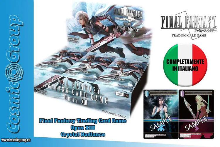 [PREORDINE] FFTCG Opus XIII Crystal Radiance - Box 36 Buste ITA