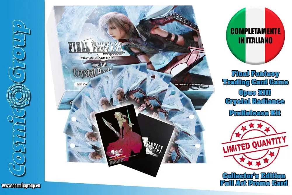 [PREORDINE] FFTCG Opus XIII: Crystal Radiance - Pre-Release Kit Italiano