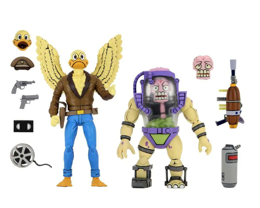 [PREORDINE] TMNT Cartoon Ace Duck & Mutagen Man 2-Pack NECA Action Figure