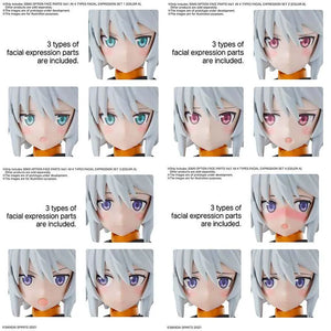 [PREORDINE] 30MS Face Parts 1 - Set 4 Tipi (Bandai Model Kit)