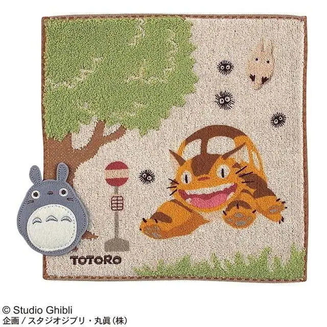 [PREORDINE] Asciugamano Mini Totoro Bus Stop - Studio Ghibli
